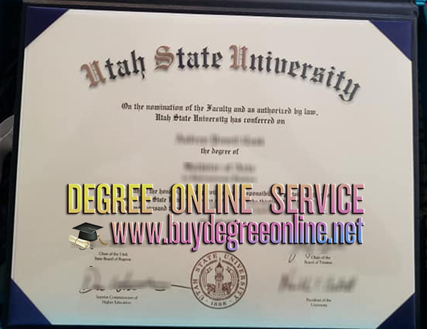 Utah State University diploma