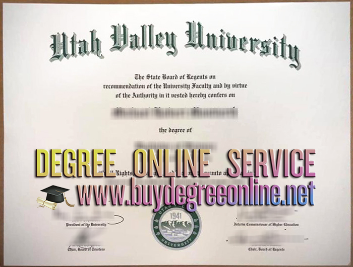 Utah Valley University degree