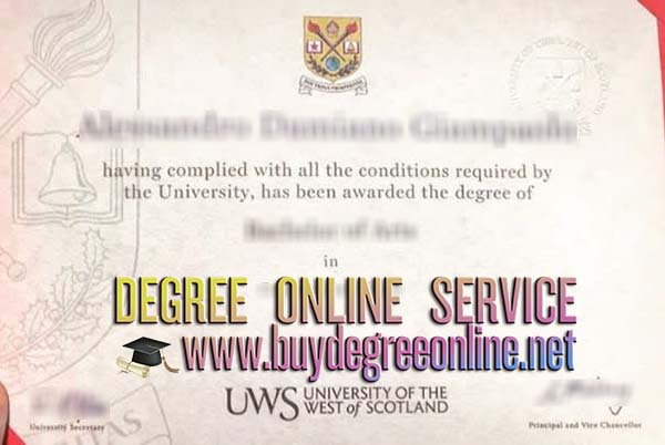 university of the west of scotland degree