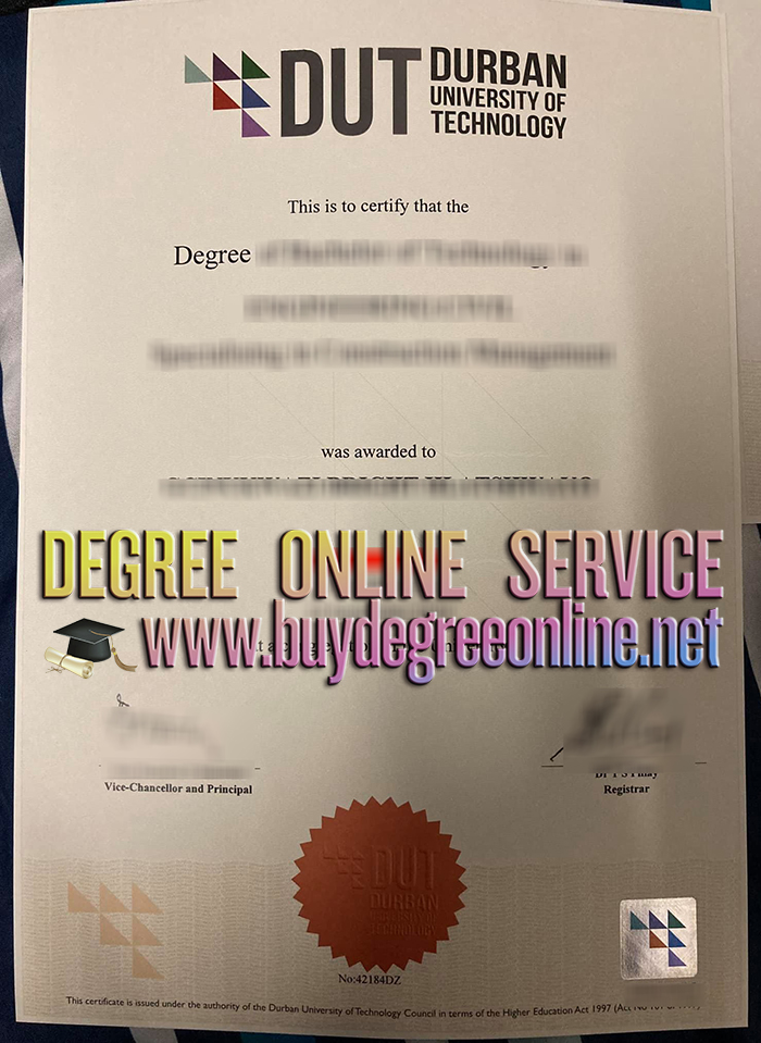 Durban University of Technology diploma 