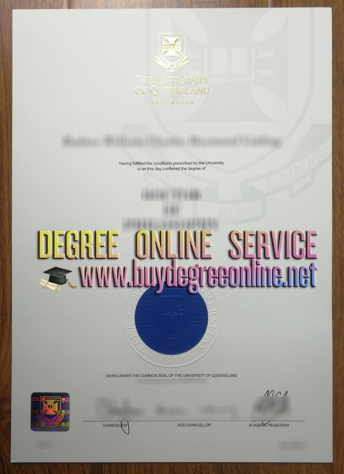 University of Queensland diploma