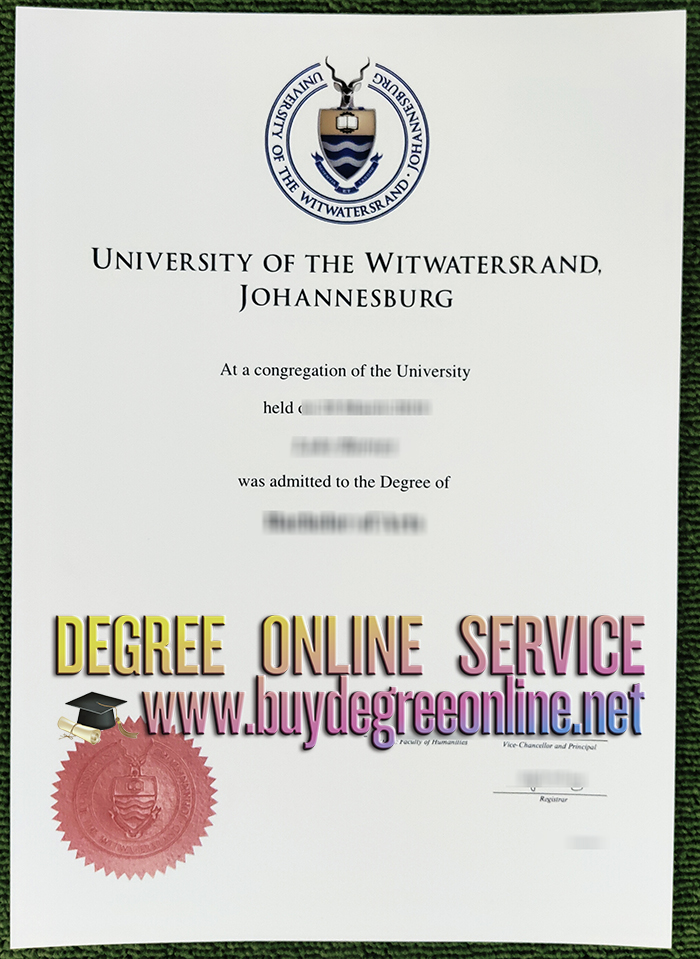 University of the Witwatersrand diploma