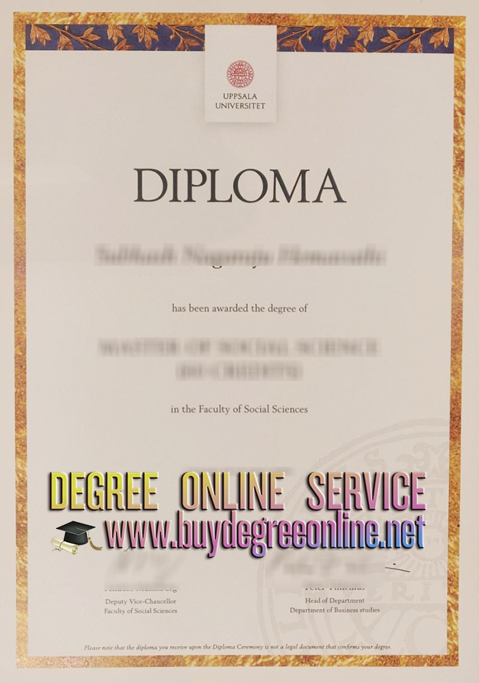 Uppsala universitet diploma