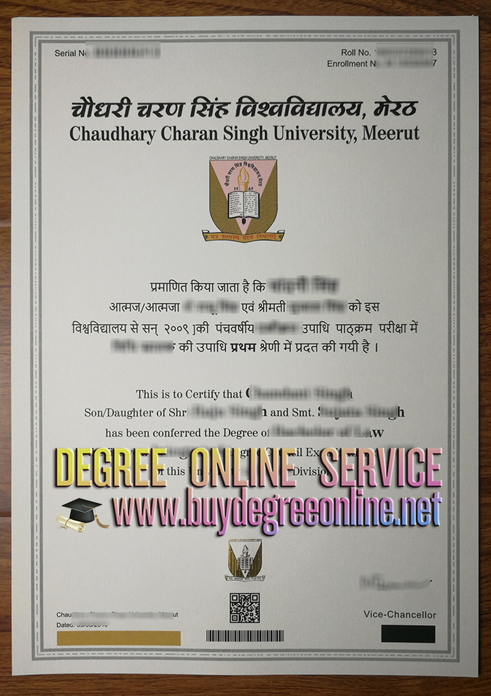 Chaudhary Charan Singh University diploma