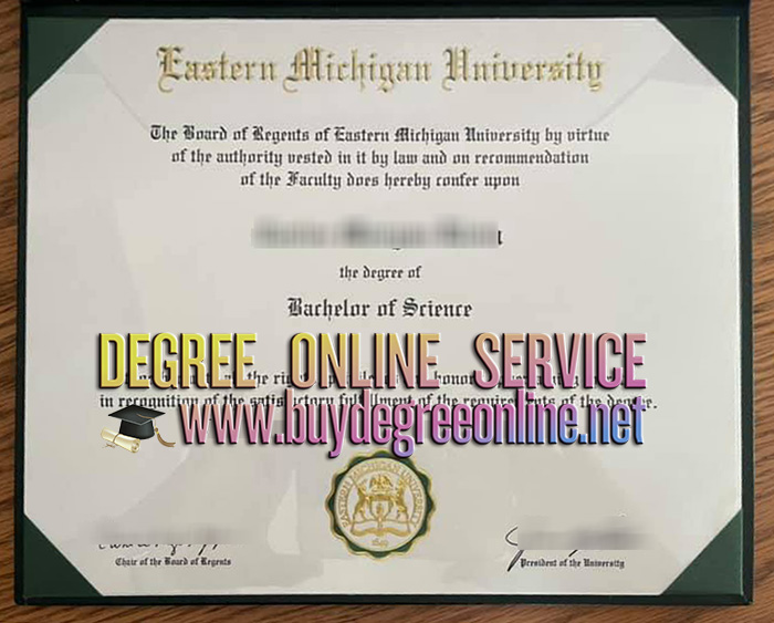 Eastern Michigan University diploma