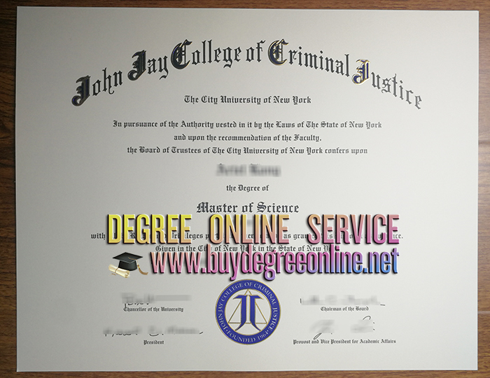 John Jay College of Criminal Justice degree