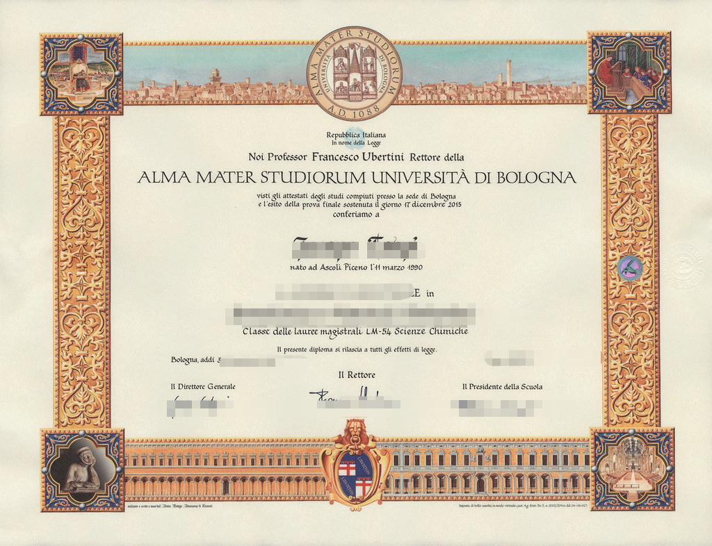 Fake Università di Bologna diploma, buy University of Bologna degree in Italy