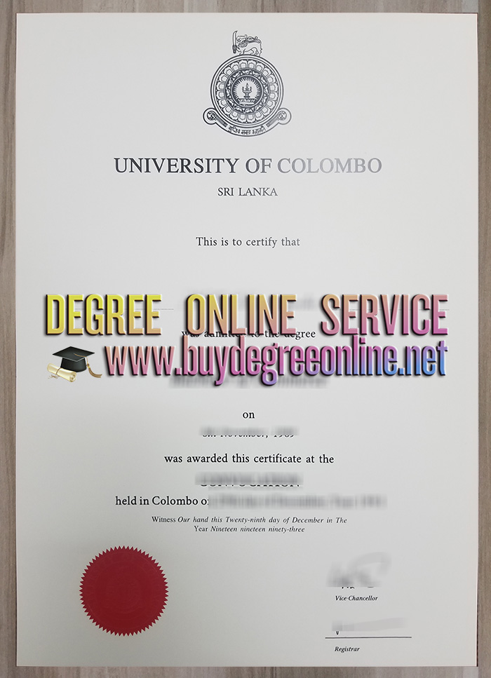 University of Colombo diploma