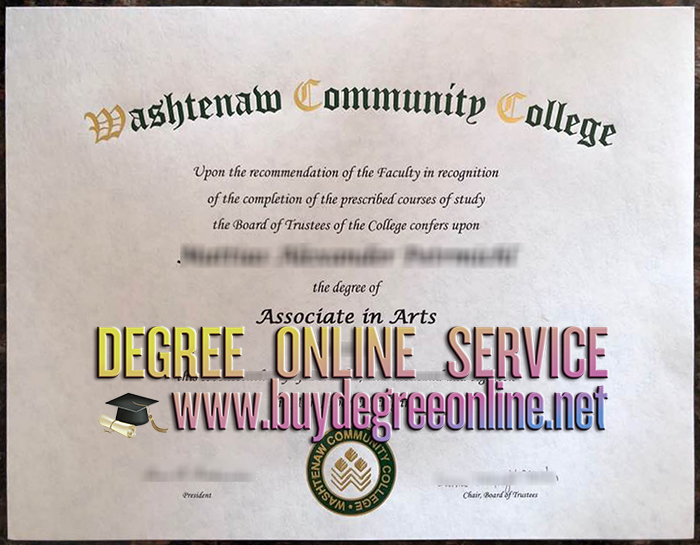 Washtenaw Community College diploma