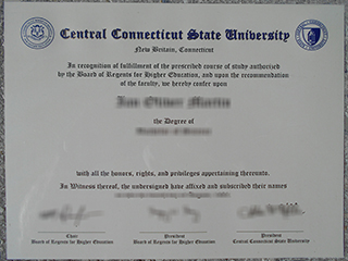 Fake Central Connecticut State University degree, buy CCSU diploma