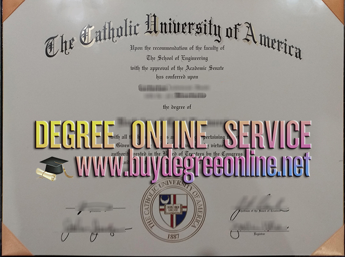 Catholic University of America degree