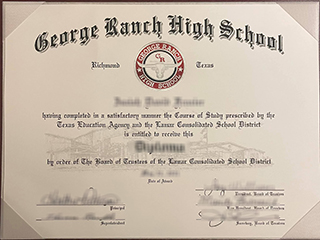 Who can provide a fake George Ranch High School diploma in the US?