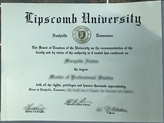 Where to obtain a realistic Lipscomb University diploma in the US