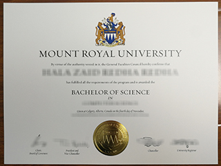 How to order a fake Mount Royal University diploma, buy MRU degree