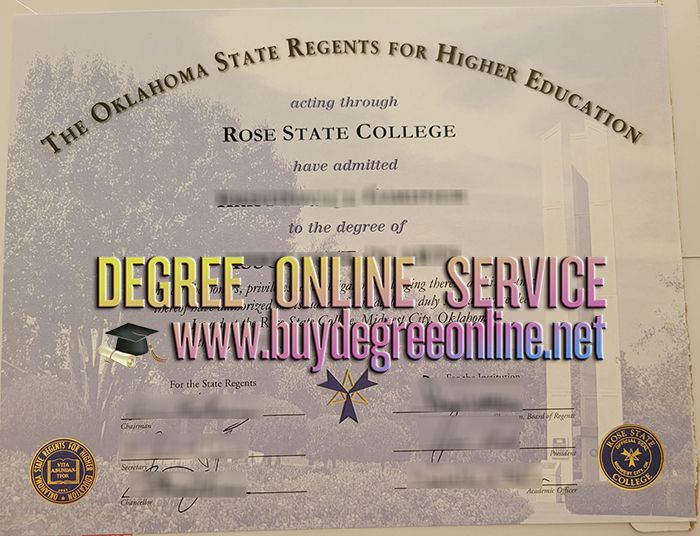 Rose State College degree