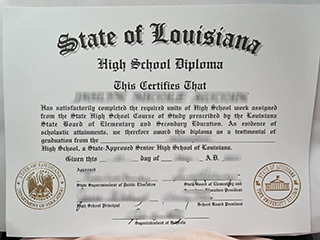 How to phony State of Louisiana High School diploma online