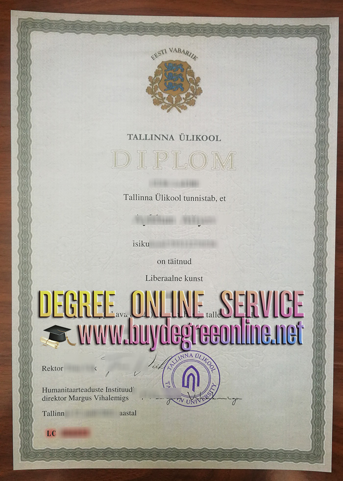 Tallinn University diploma