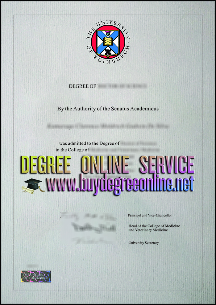 University of Edinburgh degree