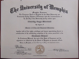 The easiest method to order a realistic University of Memphis degree