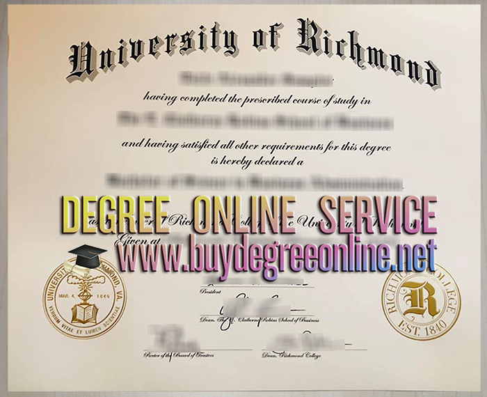 University of Richmond degree