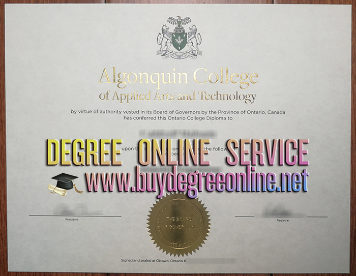 Algonquin College degree