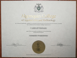 Where to obtain a fake Algonquin College degree in Canada