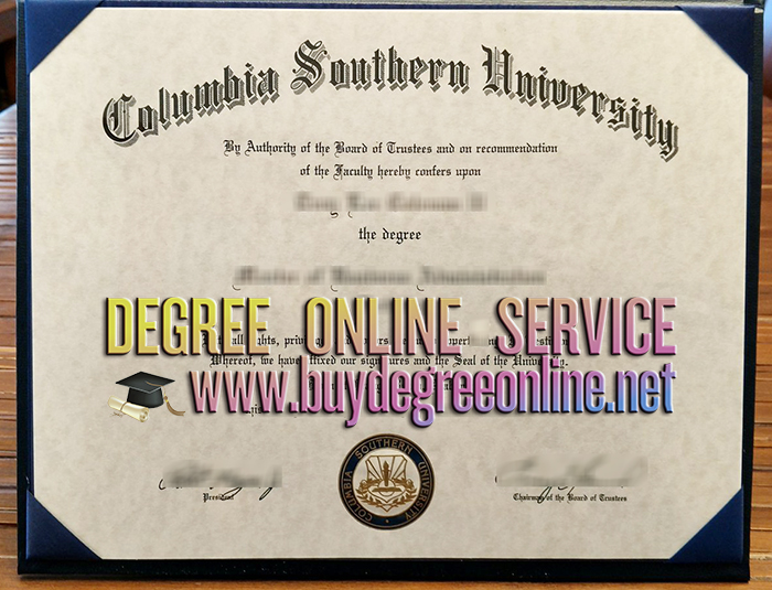 Columbia Southern University degree