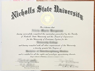 How to get a fake Nicholls State University degree online