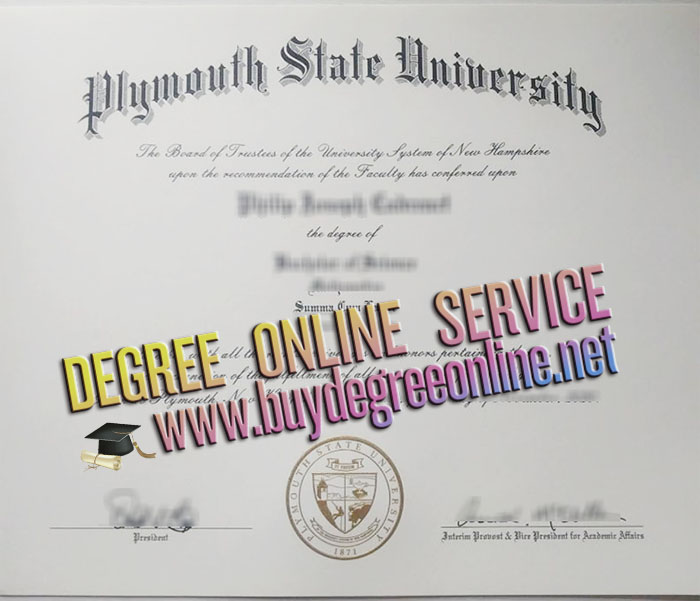 Plymouth State University diploma