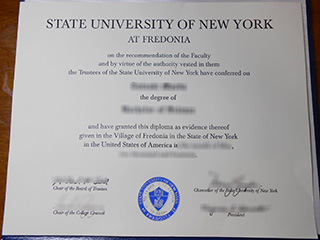 How much to get a fake SUNY Fredonia degree certificate online