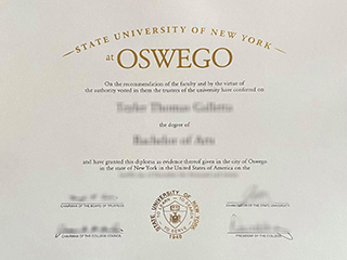 How to buy a realistic SUNY Oswego degree, get a Oswego State diploma