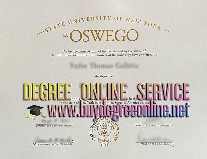 SUNY Oswego degree