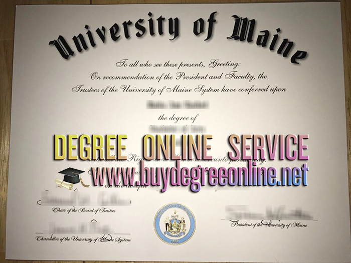 University of Maine degree