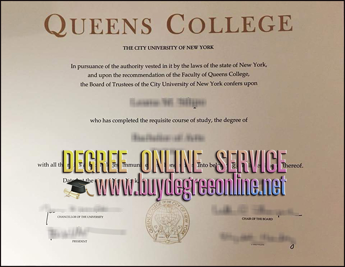 Queens College diploma