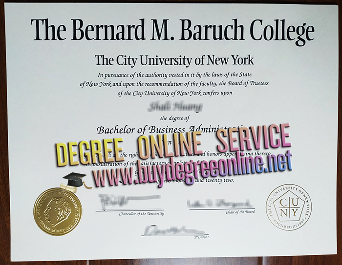 Baruch College BBA degree