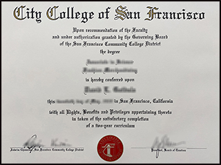 City College of San Francisco fake degree, buy CCSF diploma online