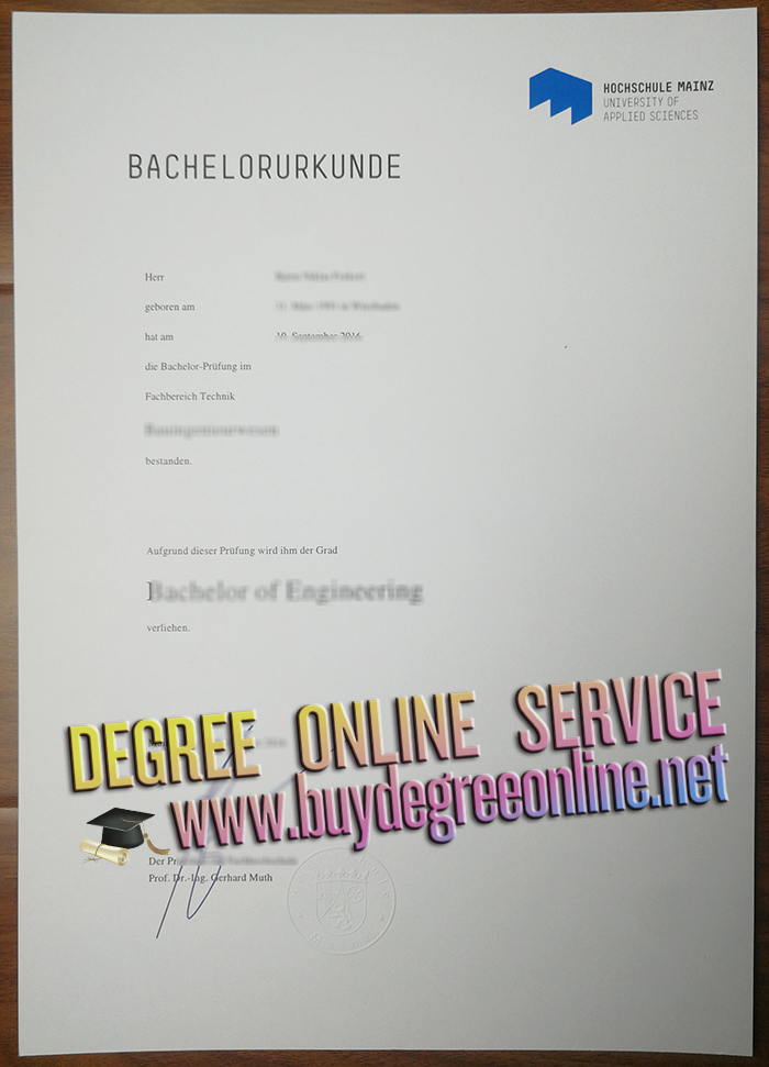 Mainz University of Applied Sciences degree