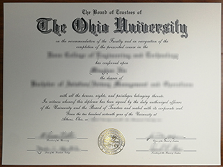 Order a phony The Ohio University degree safely online, buy US diploma