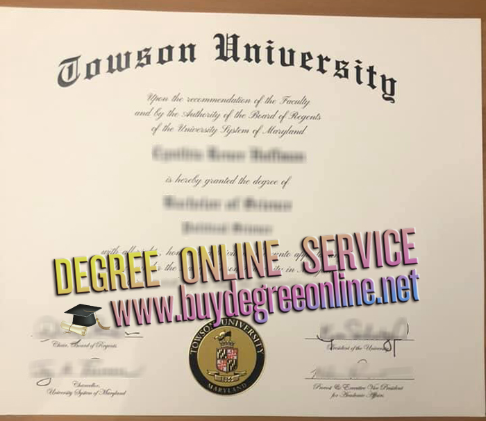 Towson University degree