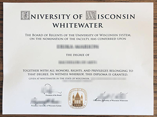 I would like to buy a fake UW Whitewater degree, get UW diploma