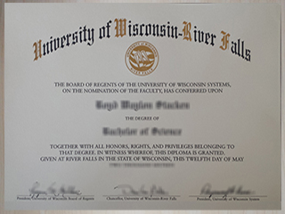 How fast to get a fake University of Wisconsin River Falls degree online