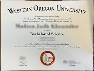 What is the most popular Western Oregon University fake degree?