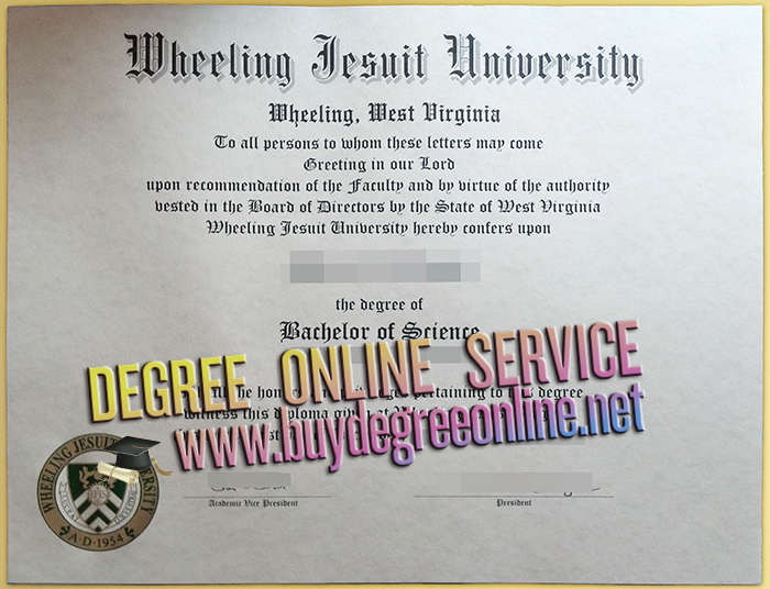 Wheeling Jesuit University diploma