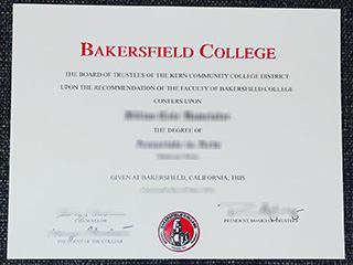 Buy a fake Bakersfield College diploma, get a BC degree in California