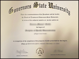 Purchase a fake Governors State University degree, buy GSU diploma