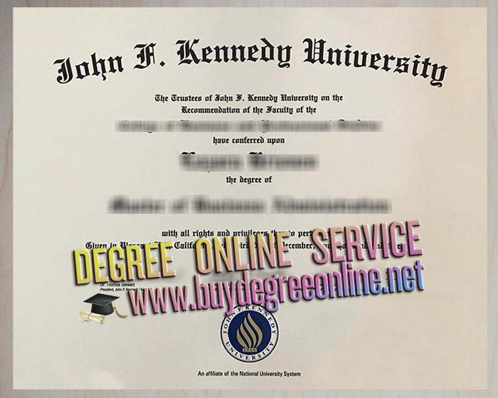 John F. Kennedy University degree