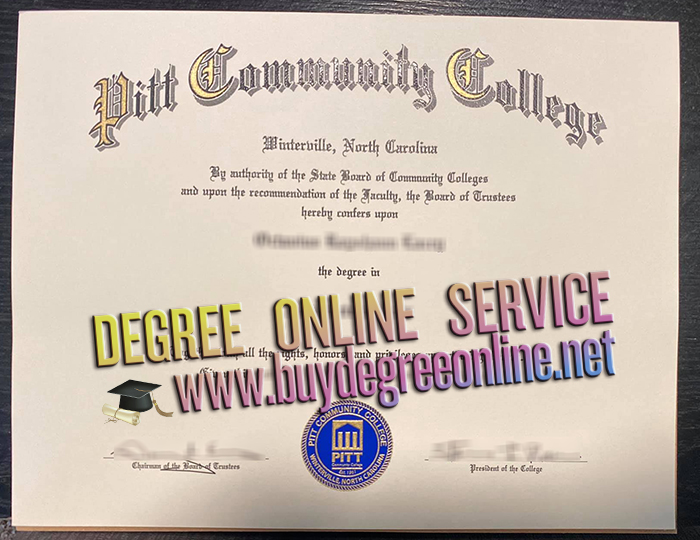 Pitt Community College degree