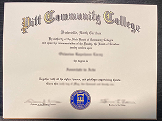 Buy Pitt Community College degree, fake PCC diploma in california