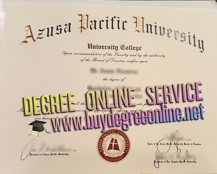 Azusa Pacific University degree