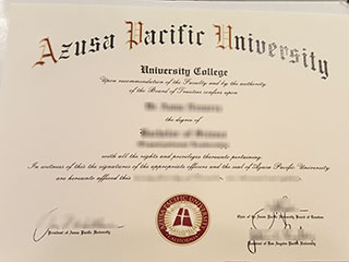 Azusa Pacific University degree, obtain APU diploma in California